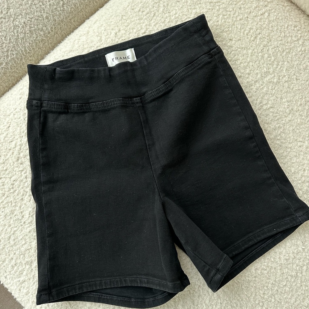 Frame Denim Women's Black Shorts